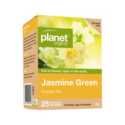 Planet Organic Organic Tea Jasmine Green x 25 Tea Bags